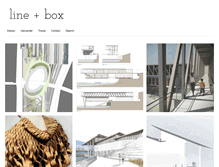Tablet Screenshot of lineandbox.com